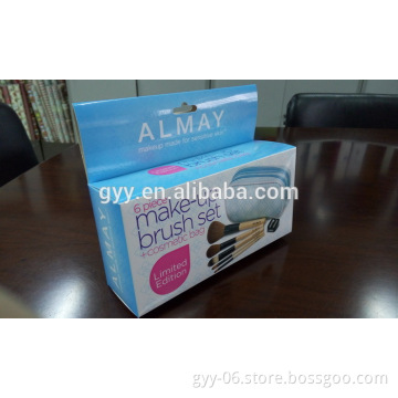 Glossy Cosmetic Display Paper Box, Gift Packaging with Hook